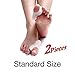 Bunion Corrector - Set of 2 Soft Silicone Gel Bunion Toe Straighteners, Big Toe Separator, Toes Spreaders, for Bunion Pain Relief Crooked Toes, Pressure, and Hallux Bunions