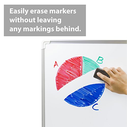Dry Erase Board 24x36 Large Magnetic Whiteboard With Aluminum Frame 