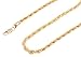 JOTW Goldtone 6mm Brass Rope Chain (24 inches) P-273