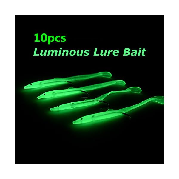 OriGlam-10PCS-7cm-Luminous-Green-Night-Soft-Fishing-Lure-Bait-Kit-Lure-with-Hook-Artificial-Bait OriGlam-10PCS-7cm-Luminous-Green-Night-Soft-Fishing-Lure-Bait-Kit-Lure-with-Hook-Artificial-Bait