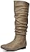DREAM PAIRS BLVD Women's Fashion Casual Knee High Pull On Slouchy Boots (WIDE CALF AVAILABLE)