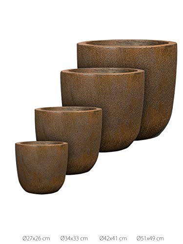 Pflanzwerk® Pflanzkübel Cup - Blumentöpfe Übertöpfe Ø27cm ROST *Frostbeständige Blumenkübel* *UV-Schutz* *Deutsche… – Bild 5