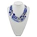 Bocar Multi Layer 5 Strand Statement Collar Beaded Necklace for Women Gift(NK-10376)