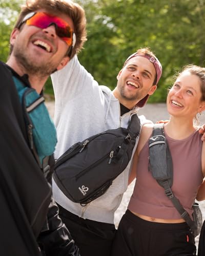Waterfly Chest Bag, Shoulder Bag, Shoulder Bag, Small Backpack for Sports, Hiking, Cycling, Men and Women