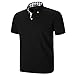 STTLZMC Men’s Short Sleeve Polo Shirts Casual Fit Golf Solid Color Tops