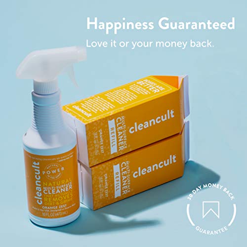 Natural All Purpose Cleaner That Actually Cleans! - Orange Zest Scent, Liquid Spray Cleaner, Safe for Kids and Pets, Safe for Skin, Great For All Households, Effective, 16 oz - by cleancult (1)