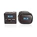 ZLC Travel Compact Universal Power Adapter with DUAL FUSE, DUAL USB Ports, PLUG LOCK and RUBBERIZED surface - Black