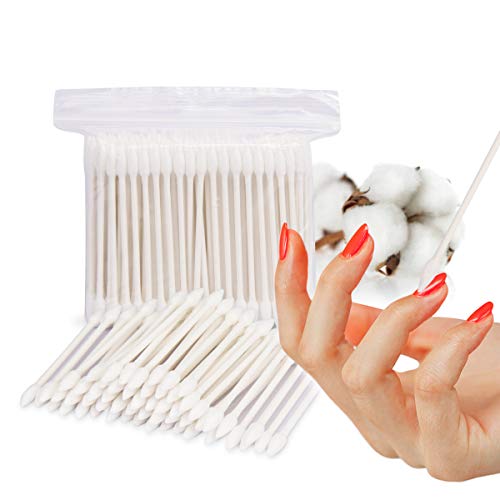 Amariver 600 Pieces Cotton Swabs,Disposable Precision Double Tips Cotton Swabs for Beauty Pet Care Baby Care(3 x 200pcs)