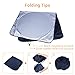 MIU COLOR 6 Pieces Cars Windshield Sunshades Blocks UV Rays Sun Heat for Baby Sun Shade Window Cover to Keep Your Vehicle Cool Universal Fit Most Cars Easy Storage (Large 63 x 35 inches)