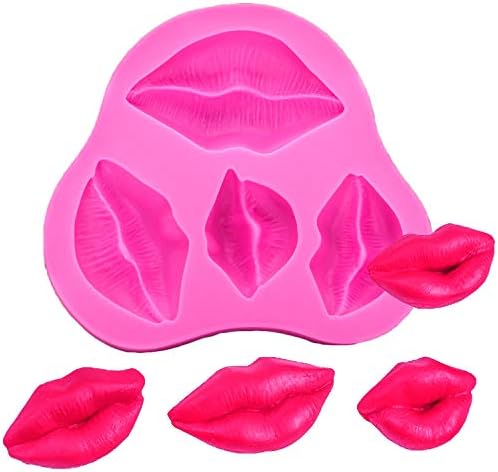 Milk Soap - Food Grade 3D Fondant Cake Silicone Mold Mouth Shaped for Polymer Clay Chocolate Pastry Soap Candy Making Decoration Tools F1226