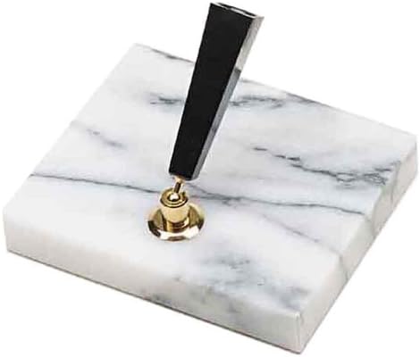 Platinum marble desk pen stand 1 double feature white DPD3000A # 3 (japan import) by Platinum Nian Brush