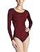 Sweetylove Women's Basic Solid Scoop Neck Bodysuit Stretch Leotard