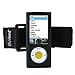 TuneBand for iPod nano 5th Generation (Model A1320, Rear Camera), Premium Armband, Compatible with Nike+iPod, BLACK