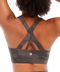 RUNNING GIRL Sports Bra for Women, Criss-Cross Back