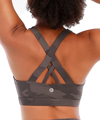 RUNNING GIRL Sports Bra for Women, Criss-Cross Back