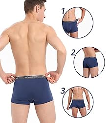 DAVID ARCHY Men's 4 Pack Underwear Ultra Soft Comfy