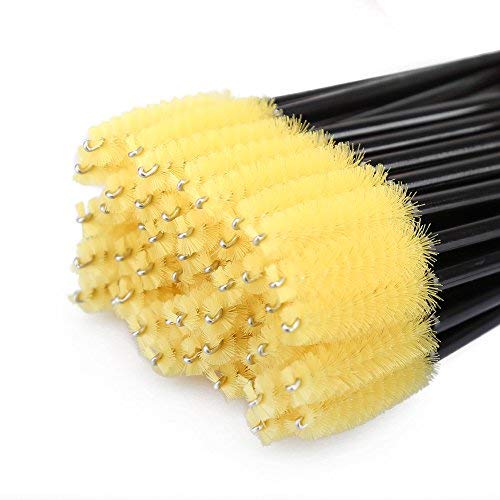 image for KEDSUM 200pcs Disposable Eyelash Mascara Brushes,Bendable Mascara Wand