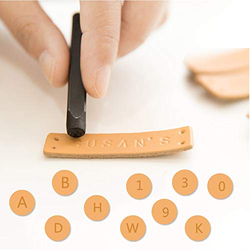 Leather Making Kit MIUSIE Professional Leather Working Punch Kit, 139 Pcs Leather Making Tools with Number and Letter Stamp Set,Leather Stamps,Leather Rivets Tools,Swivel Knife for Leather Working