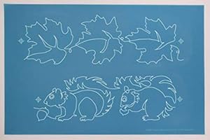 Hancy Creations 50007 Leaves & Squirrels Borders Full Line Stencils
