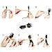 Patu Reusable Multi-Purpose Fastening Tape Cable Ties - 10 Yards (10 Rolls 1 Yard) 1 Inch Width Hook and Loop Cord Management Wire Organizer Straps, Assorted Colors