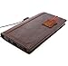 Genuine Leather Case for Samsung Galaxy Note 8 Book Wallet Cover Brown Handmade Retro Luxury Cards Slots Slim Daviscase 1948