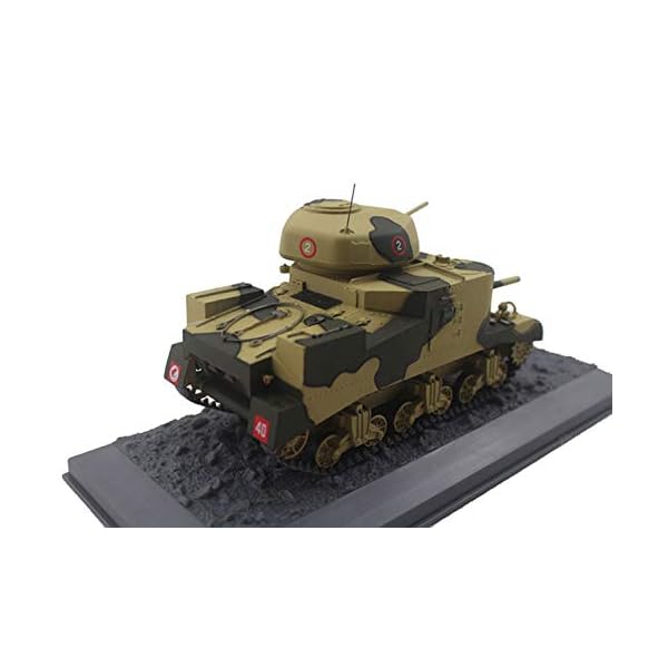 Simulation Tank Modell, Legierungsbehälter Britisch M3 Medium Panzer Modell Dekoration Militärische Souvenirsammlung… – Bild 3