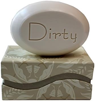 Personalized Scented Soap - Soap Sentiments - Luxury Single Bar Box - Personalized with "DIRTY"