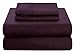 Mezzati Luxury Bed Sheet Set - Soft and Comfortable 1800 Prestige Collection - Brushed Microfiber Bedding (Purple, Full Size)