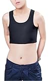 Uget Women's Slim Fit Printing Chest Binder Vest Tops