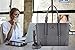 ZMSnow Laptop Bag,Work Tote Bag Fits Up to 15.6 Inch Laptop Tablet for Women Business Travel (Grey)