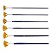 NGWALL Paint Brush Set Fan Nylon Acrylic Watercolor Paintbrush (Blue 6pcs)