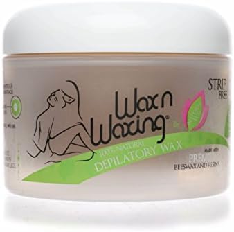 Wax n Waxing by Natural Way 8oz/226g Depilatory Hard Wax *15 FREE Combined Applicators/Spatulas