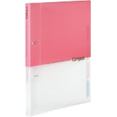 Kokuyo Campus 2-Ring Loose Leaf Binder, B5, 2 Holes, Up to 100 Sheets, Pink, Japan Import (RU-PP358P)