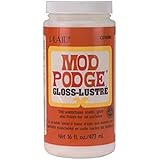 Mod Podge Waterbase Sealer, Glue and Finish (16-Ounce), CS11202 Gloss Finish