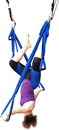 DAS Leben Aerial Yoga Hammock - Inversion Swing - Yoga Swing/Sling/Inversion/Trapeze Tool Pilates Yoga Fitness (8 Colour Options)