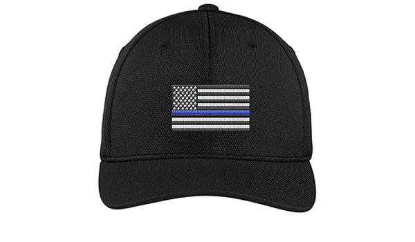 Thin Blue Line Subdued American Flag 