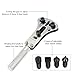 Watch Back Case Opener, BABAN Stainless Steel Professional Adjustable Watch Case Wrench Opener Remover With 12 Bits