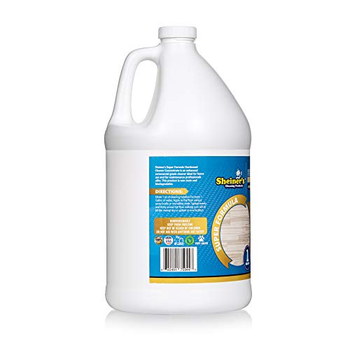 Sheiner's Hardwood Floor Cleaner, Super Formula Concentrate for Deep Cleaning of Wood, Laminate, Natural and Engineered Flooring, pH Neutral, Safe for All Hardwood Surfaces, 1 Gallon - Thumbnail 2