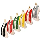 Elegant Charm Pendant Jewelry Necklace Scarf w/Fleur de lis Medallion-11 Colors