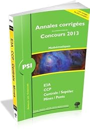 PSI mathématiques 2013