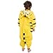 Silver Lilly Kids Tiger Animal Costume - Childrens Plush One Piece Pajamas (T)