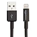 AmazonBasics Lightning to USB A Cable - Apple MFi Certified - Black - 10 Feet /3 Meters