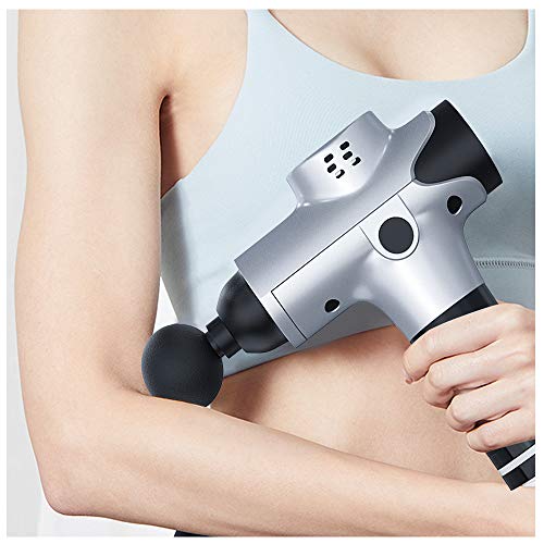 ORDORA Massage Gun with 20 Speeds, 6 Heads, Deep Tissue Percussion Massager for Athletes Muscle Relaxation Pain Relief, Massagers for Neck and Back, Quiet Cordless Electric Handheld Massager