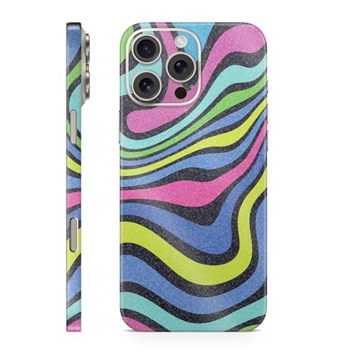 Glossy Glitter Phone Skin Compatible with Apple iPhone 16 Pro Max - Fluorescent…