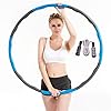Kedoxi-Weighted-Hula-Hoop-Skipping-Rope-for-Adults-Sponge-Hula-Hoops-Skipping-Ropes-for-Fitness-for-Weight-Loss-Abdominal-Shaping-Home-Office-8-Section-Detachable-Hoola-Hoop Hula Hoop Skipping Rope Hoops Fitness Weighted Adults Ropes Jumping Adult Kids Hoola Children Crisps Multipack Crisp…