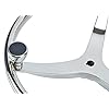 Stainless-Steel-Boat-Steering-Wheel-3-Spoke-15-12-Dia-with-12-20-Nut-and-Turning-Knob-for-Teleflex-Cable-Helm