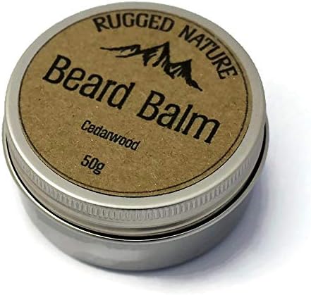 Rugged Nature 100% Natural Beard Balm, Cedarwood