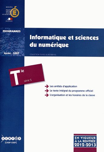Informatique et sciences du numérique