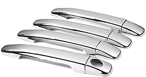 Triple Chrome Side Door Handle Cover Trims Fit for Mercedes Benz ML-CLASS W163 ML320 ML350 ML500 ML55 AMG 1998-2005