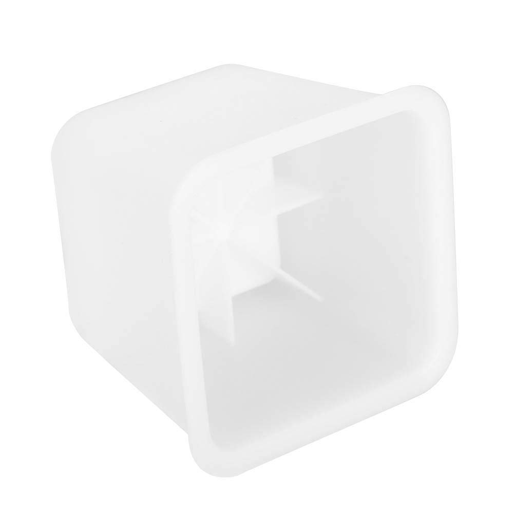 Estink 4 inch Bed Risers Set, Heavy Duty Stackable Furniture Risers Elephant Feet Chair Raisers Lifts Up to 1322lbs/600kg Square Chair Risers for Beds, Sofa, Tables and Chairs, 4.7x4.7x3.9 in(White)